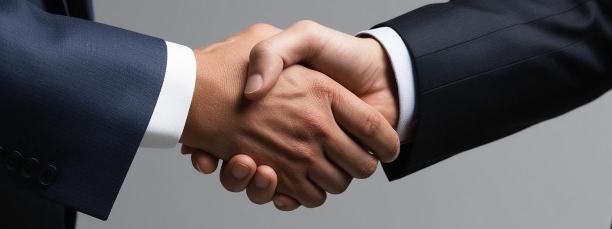 Marketing professionals agreeing Selectabase’s Reseller Programme