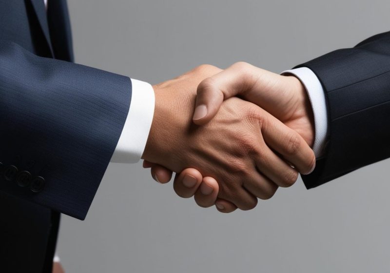 Marketing professionals agreeing Selectabase’s Reseller Programme